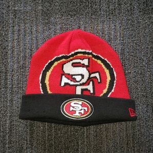 🔥🔥 NEW ERA San Francisco 49ers Beanie RD/BLK/GLD